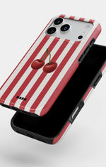 iPhone 18 Pro Tough Case – Cherry Stripes - View 4