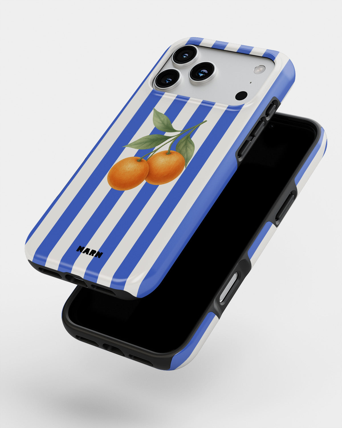 iPhone 18 Pro Tough Case – Orange Stripes - View 4