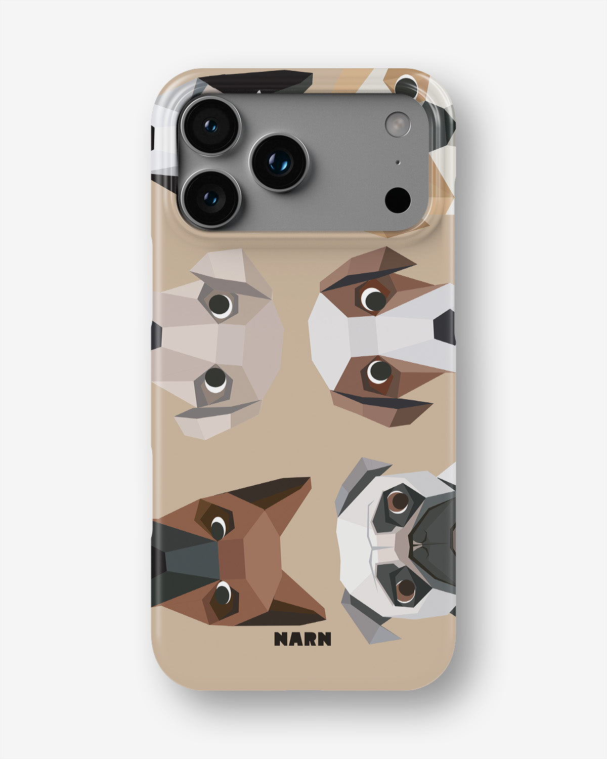 iPhone 17 Pro Max Slim Case - Cute Dogs - View 1