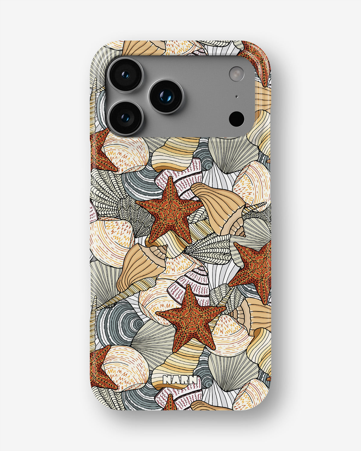 iPhone 17 Pro Max Slim Case - Sea Shells - View 1