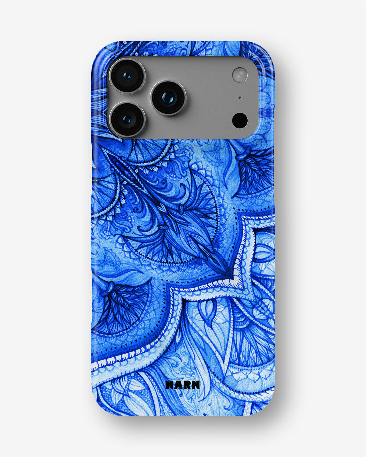 iPhone 17 Pro Max Slim Case - Blue Vintage - View 1