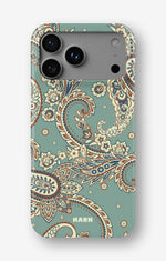 iPhone 17 Pro Max Slim Case - Paisley Green - View 1