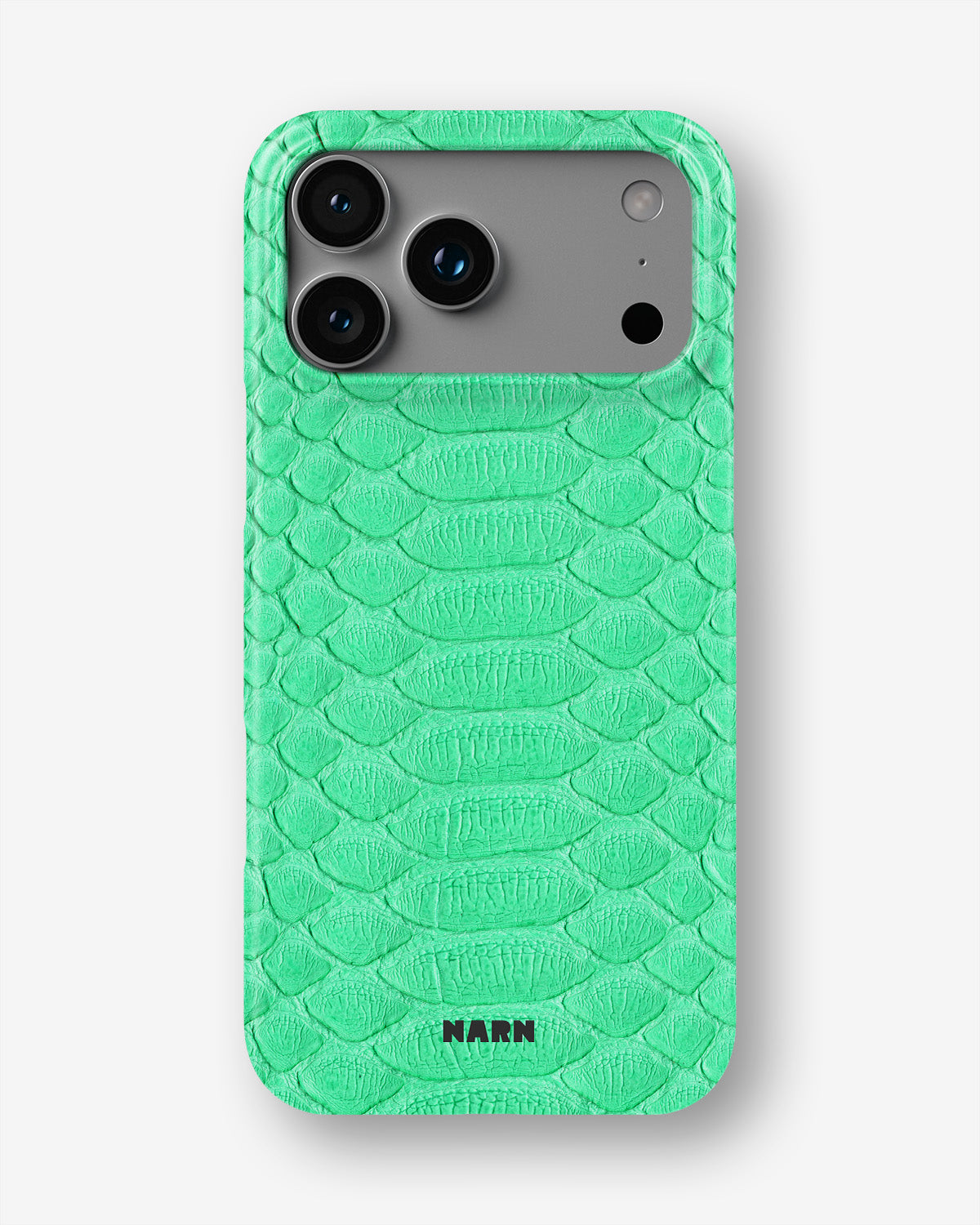 iPhone 17 Pro Max Slim Case - Turquoise Snake - View 1
