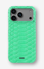 iPhone 17 Pro Max Slim Case - Turquoise Snake - View 1