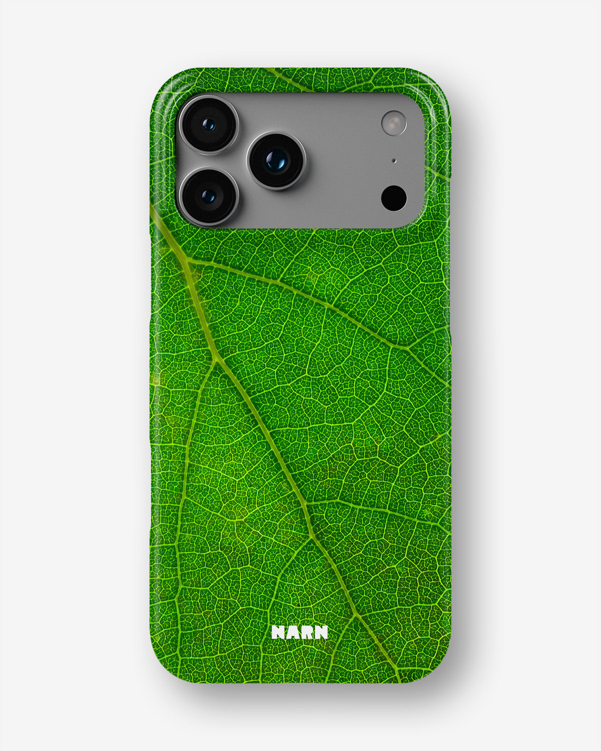iPhone 17 Pro Max Slim Case - Green Leafy - View 1
