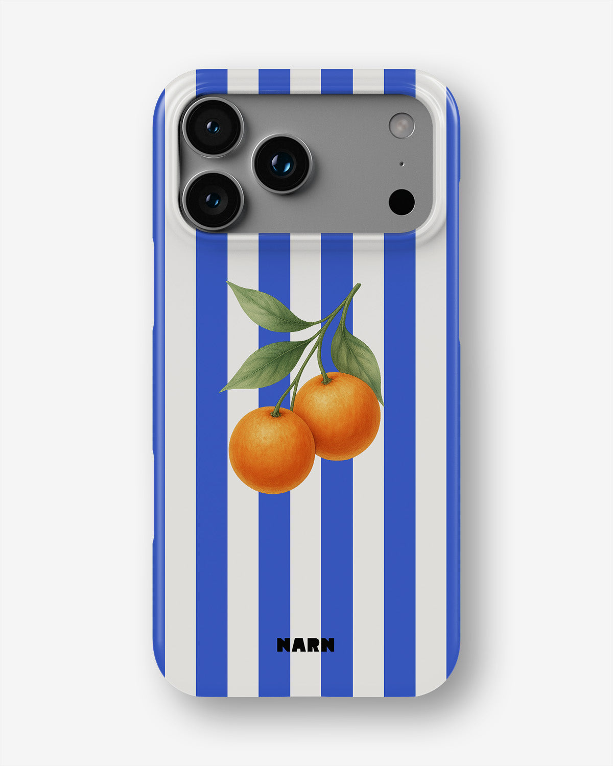 iPhone 17 Pro Max Slim Case - Orange Stripes - View 1