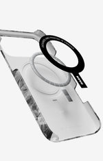 iPhone 17 Pro Max Slim Case - Grey Crystals - View 2
