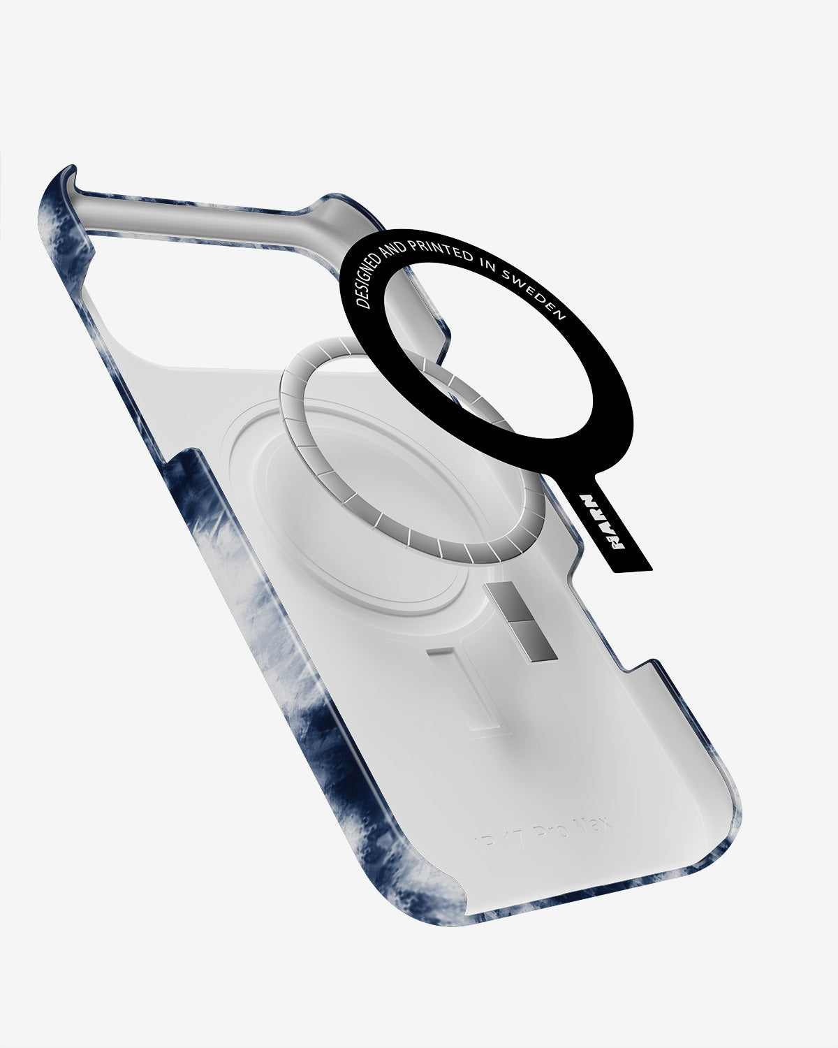 iPhone 17 Pro Max Slim Case - Tie Dye Blue - View 2