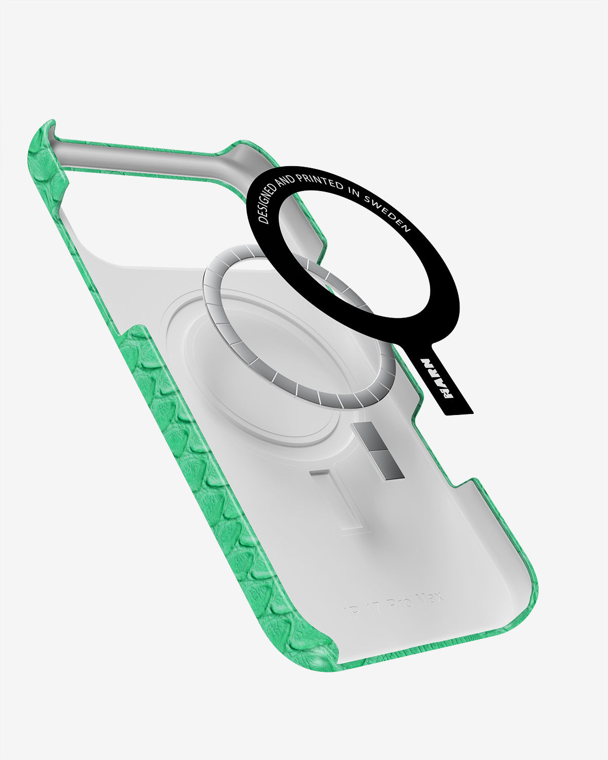 iPhone 17 Pro Max Slim Case - Turquoise Snake - View 2