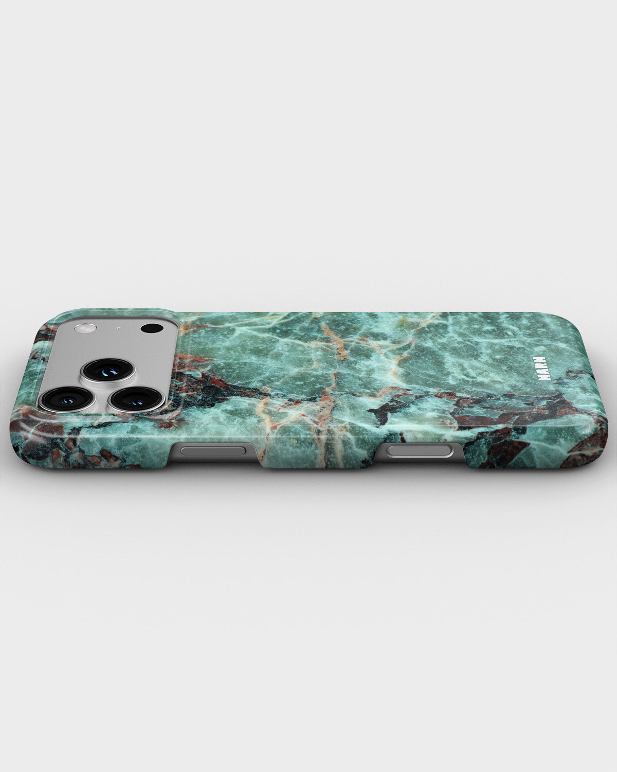 iPhone 17 Pro Max Slim Case - Green Marble - View 3
