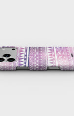 iPhone 17 Pro Max Slim Case - Purple Aztec - View 3