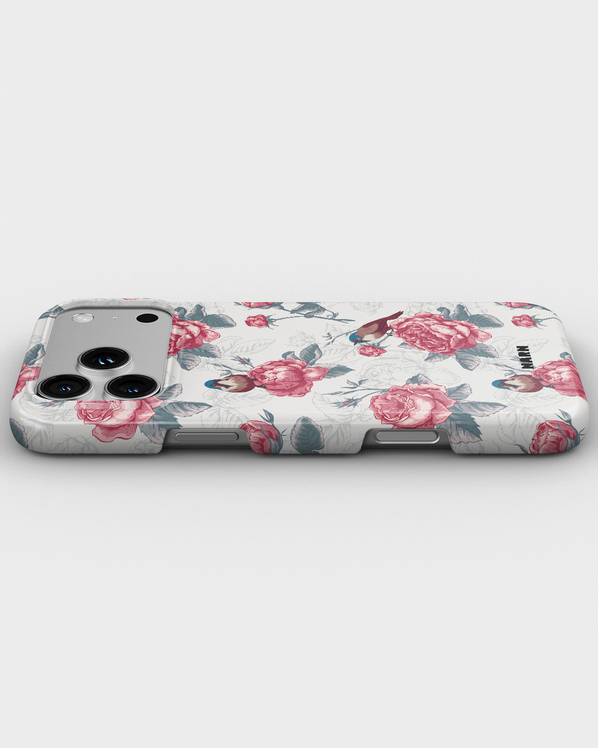 iPhone 17 Pro Max Slim Case - Birds Among Roses - View 3