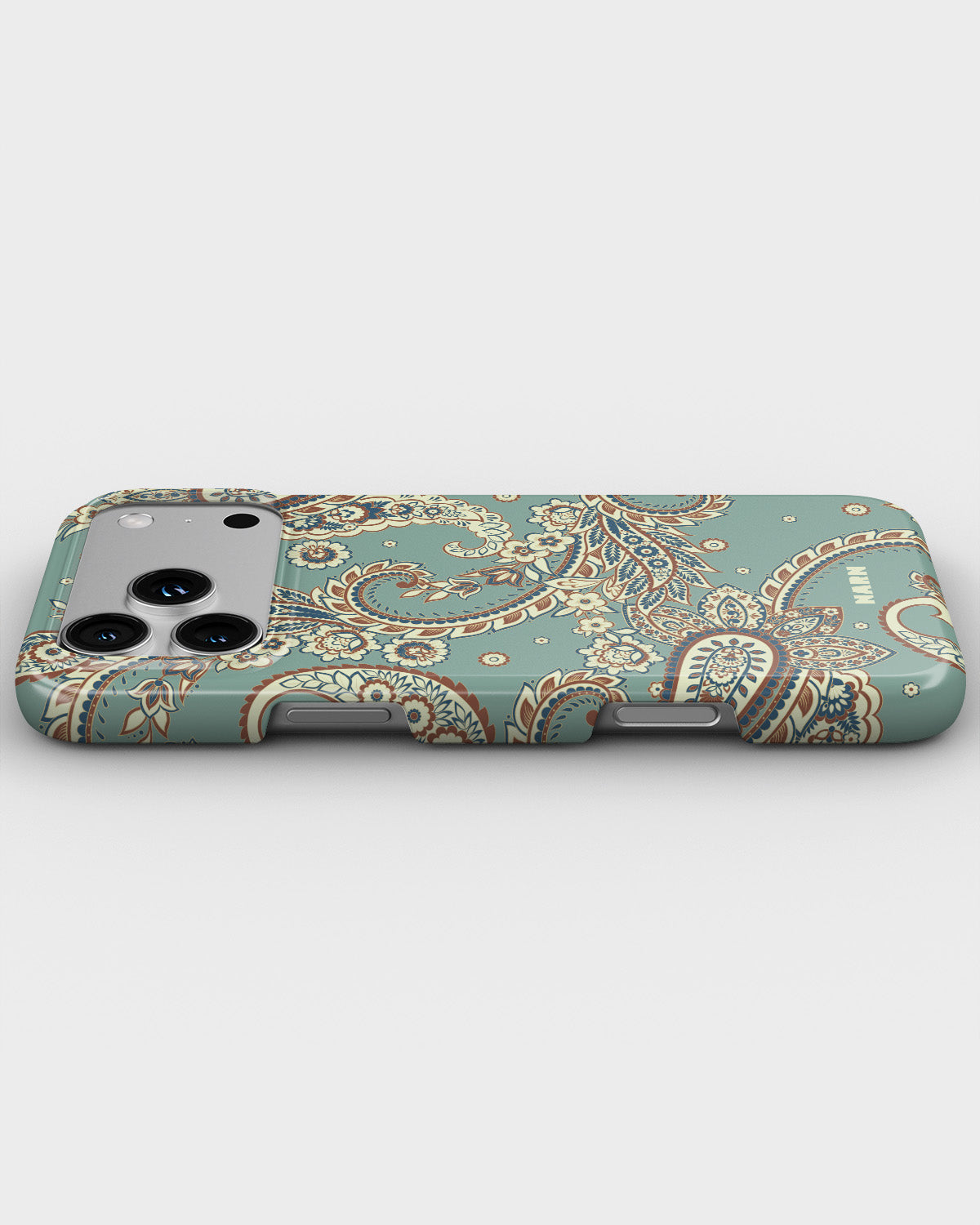 iPhone 17 Pro Max Slim Case - Paisley Green - View 3