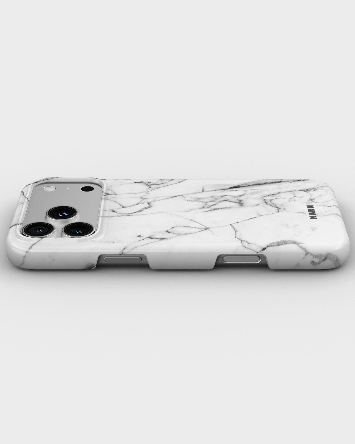 iPhone 17 Pro Max Slim Case - Milky Marble - View 3