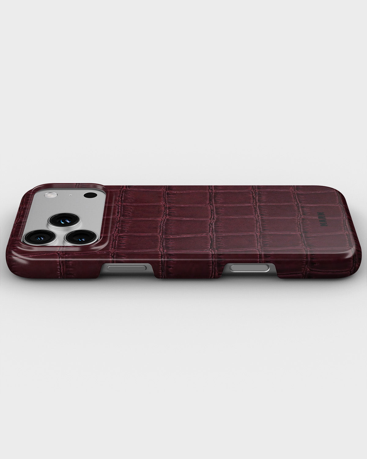iPhone 17 Pro Max Slim Case - Rouge Croc - View 3