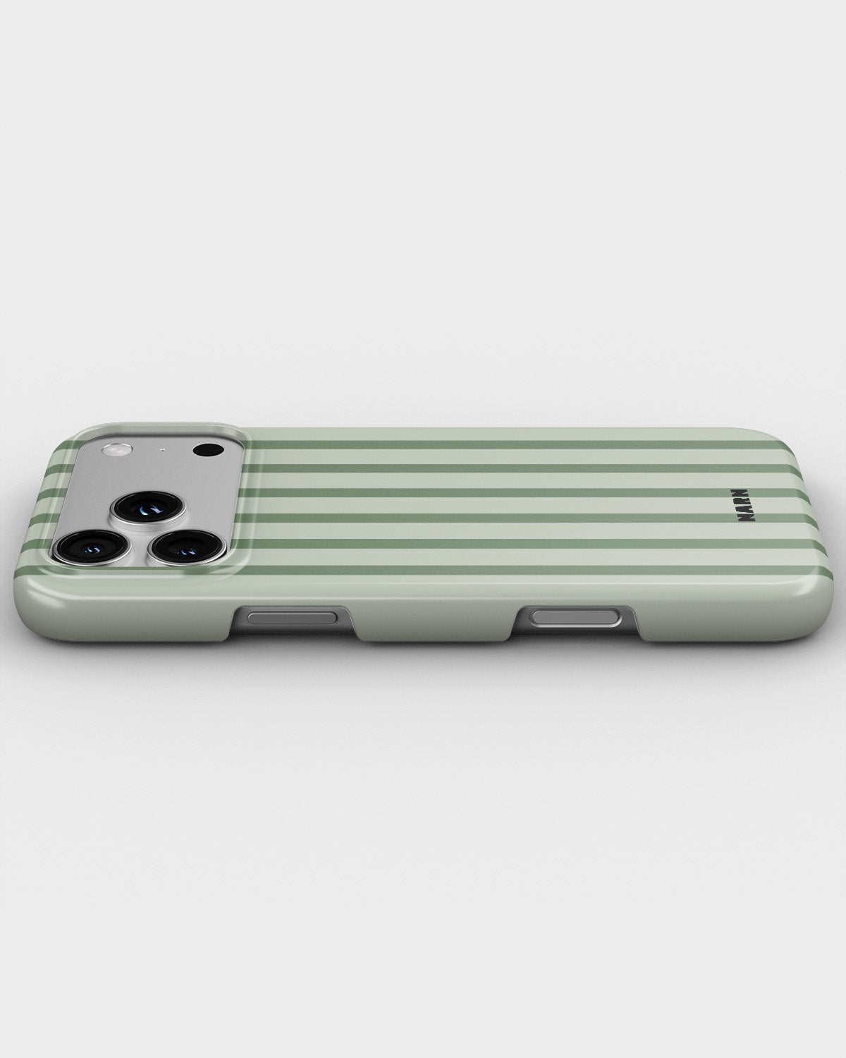 iPhone 17 Pro Max Slim Case - Sage Stripes - View 3