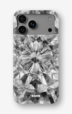 iPhone 17 Pro Slim Case - Grey Crystals - View 1