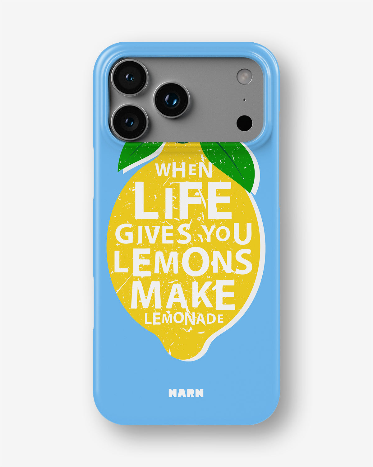 iPhone 17 Pro Slim Case - Lemon Quote - View 1