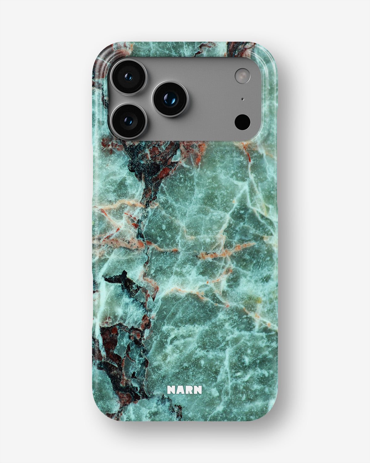 iPhone 17 Pro Slim Case - Green Marble - View 1