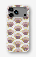 iPhone 17 Pro Slim Case - Pink Marble Waves - View 1