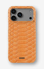 iPhone 17 Pro Slim Case - Orange Snake - View 1