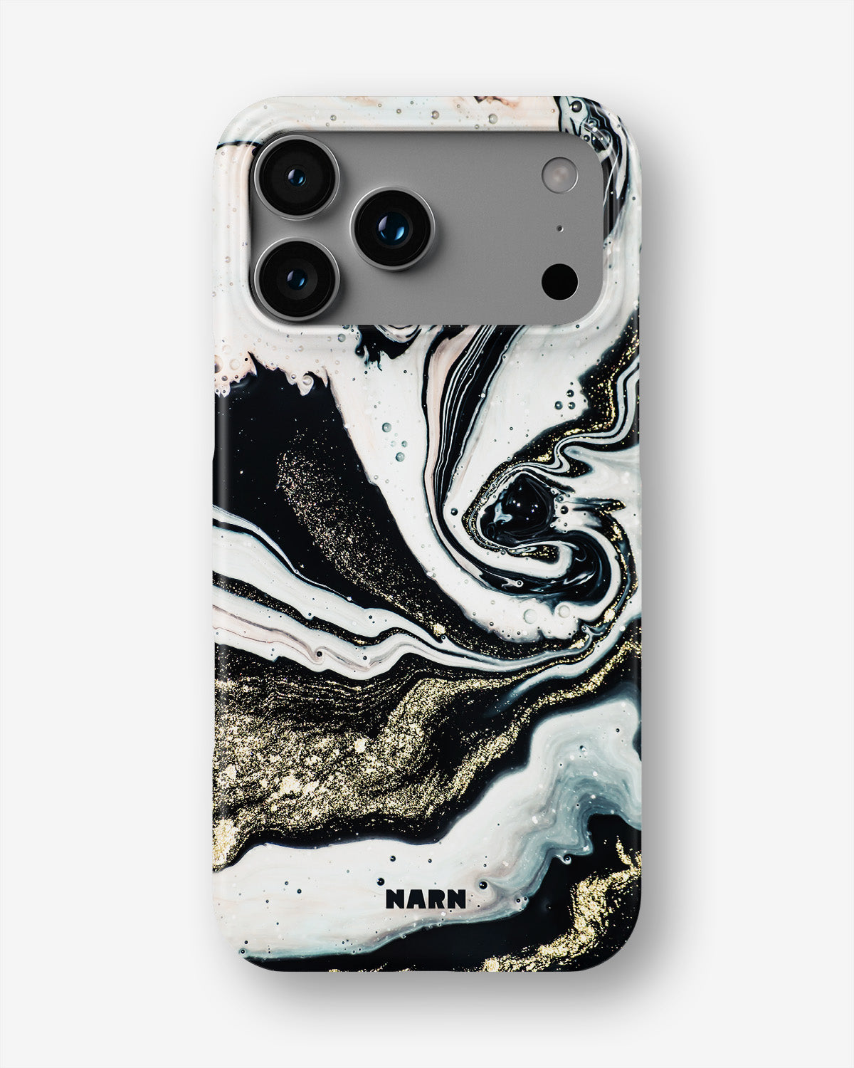 iPhone 17 Pro Slim Case - Golden Swirl - View 1