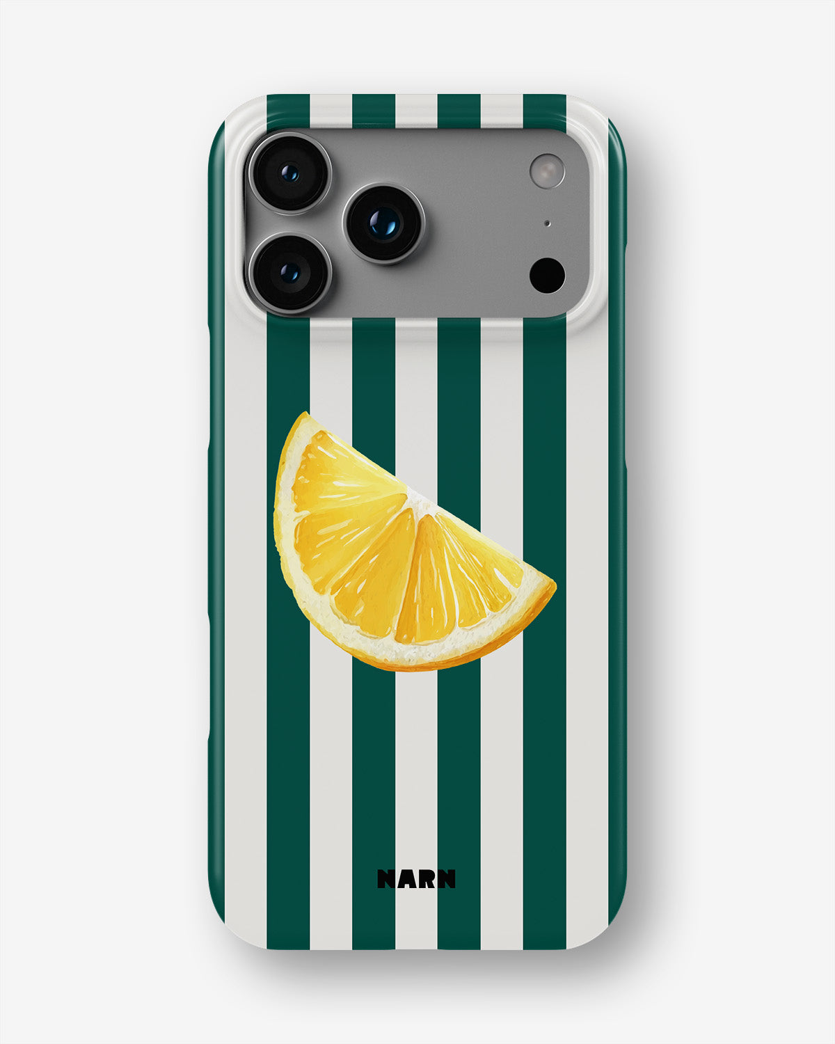 iPhone 17 Pro Slim Case - Lemon Stripes - View 1