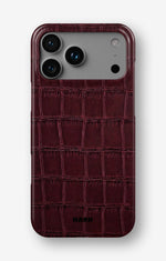 iPhone 17 Pro Slim Case - Rouge Croc - View 1
