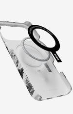 iPhone 17 Pro Slim Case - Black & White Bloom - View 2