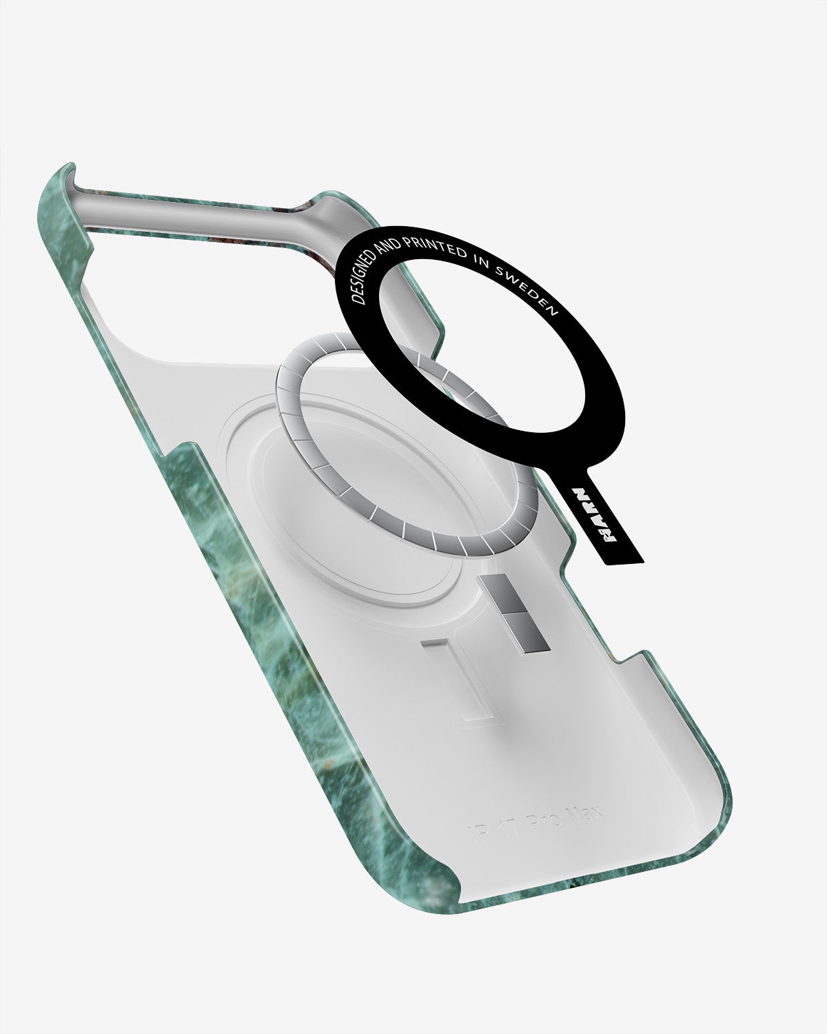 iPhone 17 Pro Slim Case - Green Marble - View 2