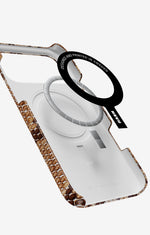 iPhone 17 Pro Slim Case - Brown Snakeskin - View 2
