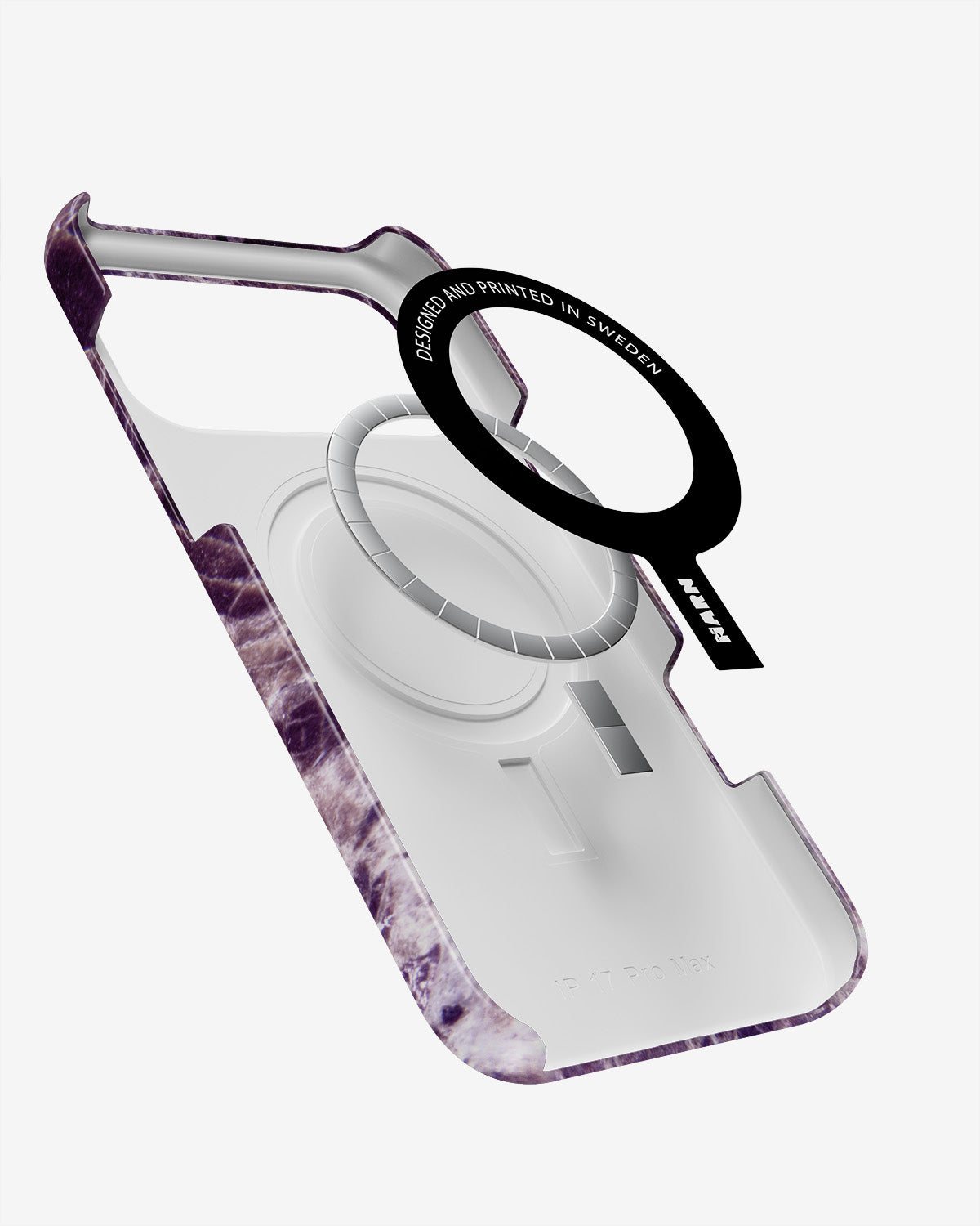 iPhone 17 Pro Slim Case - Purple Marble - View 2