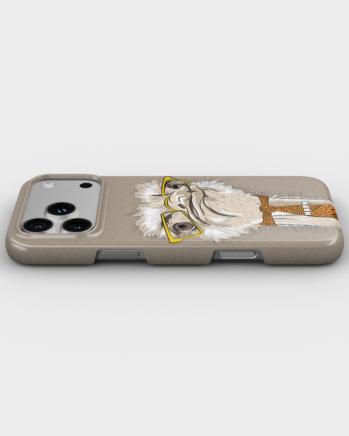 iPhone 17 Pro Slim Case - Hipster Ostrich - View 3