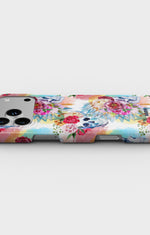 iPhone 17 Pro Slim Case - Flowered Skulls - View 3