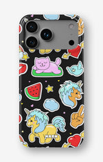 iPhone 18 Pro Slim Case - Cute Stickers - View 1