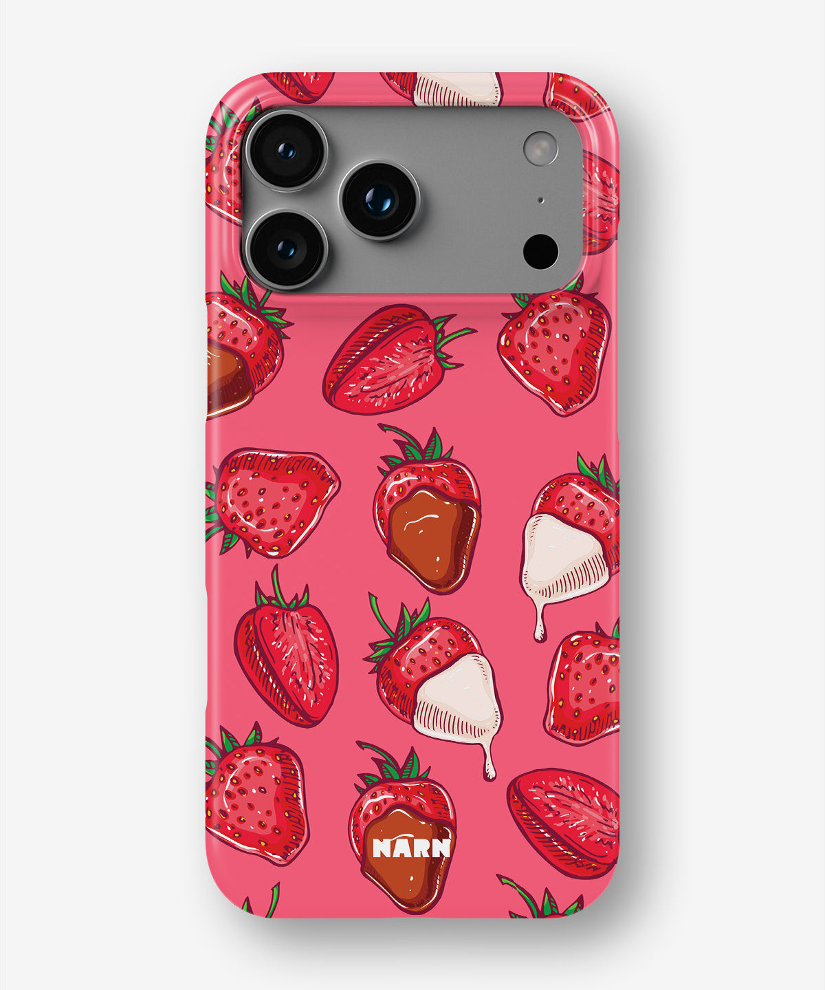 iPhone 18 Pro Slim Case - Strawberry Chocolate - View 1