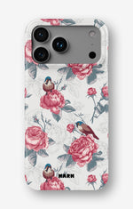 iPhone 18 Pro Slim Case - Birds Among Roses - View 1