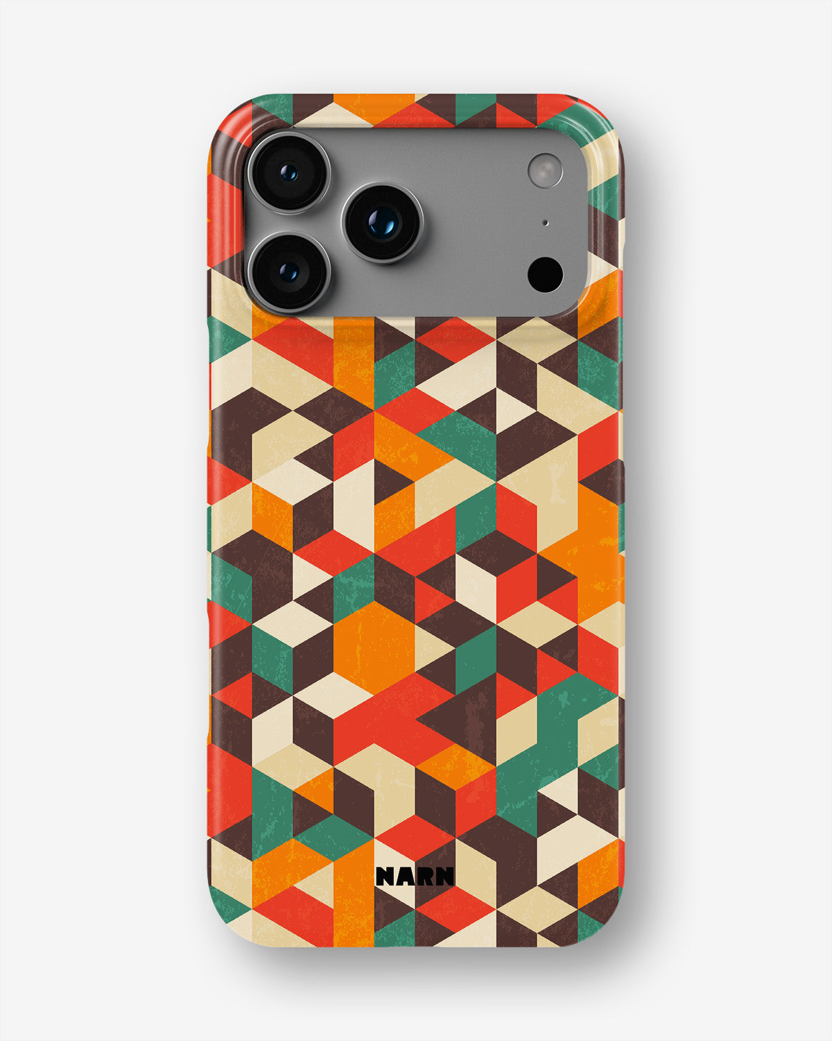 iPhone 18 Pro Slim Case - Retro Geometric - View 1