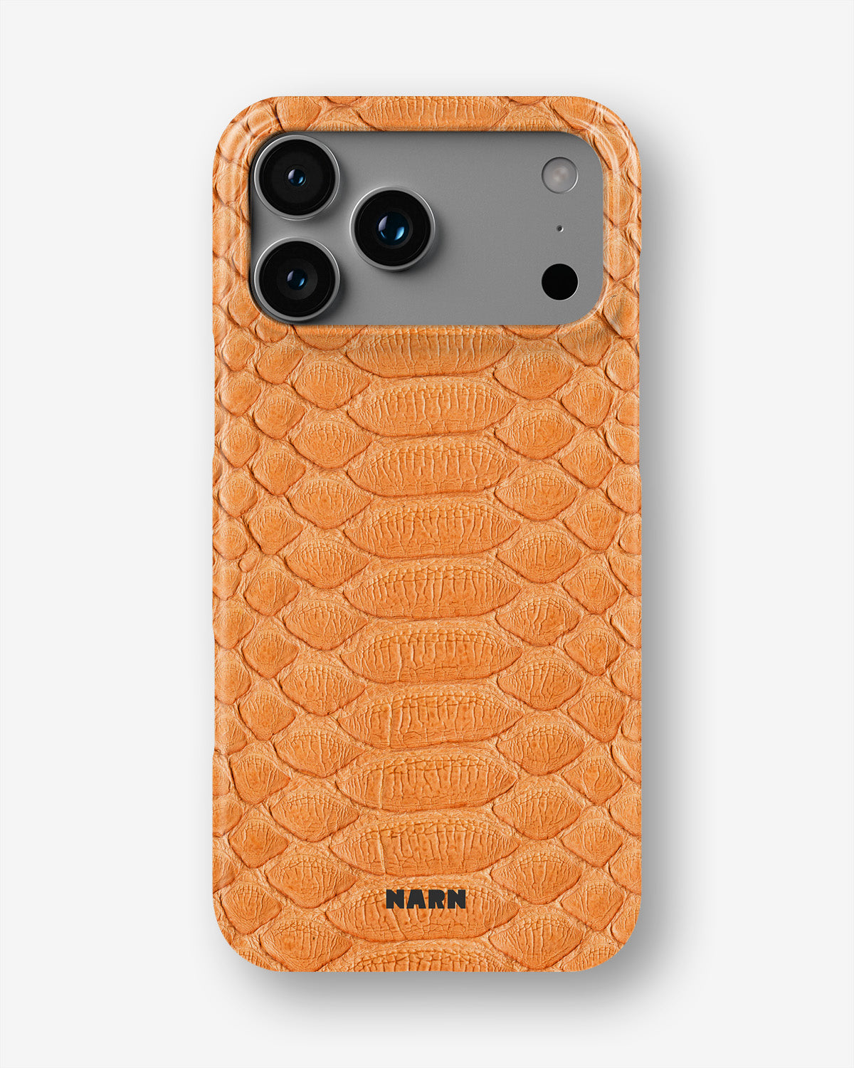 iPhone 18 Pro Slim Case - Orange Snake - View 1