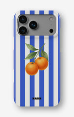 iPhone 18 Pro Slim Case - Orange Stripes - View 1