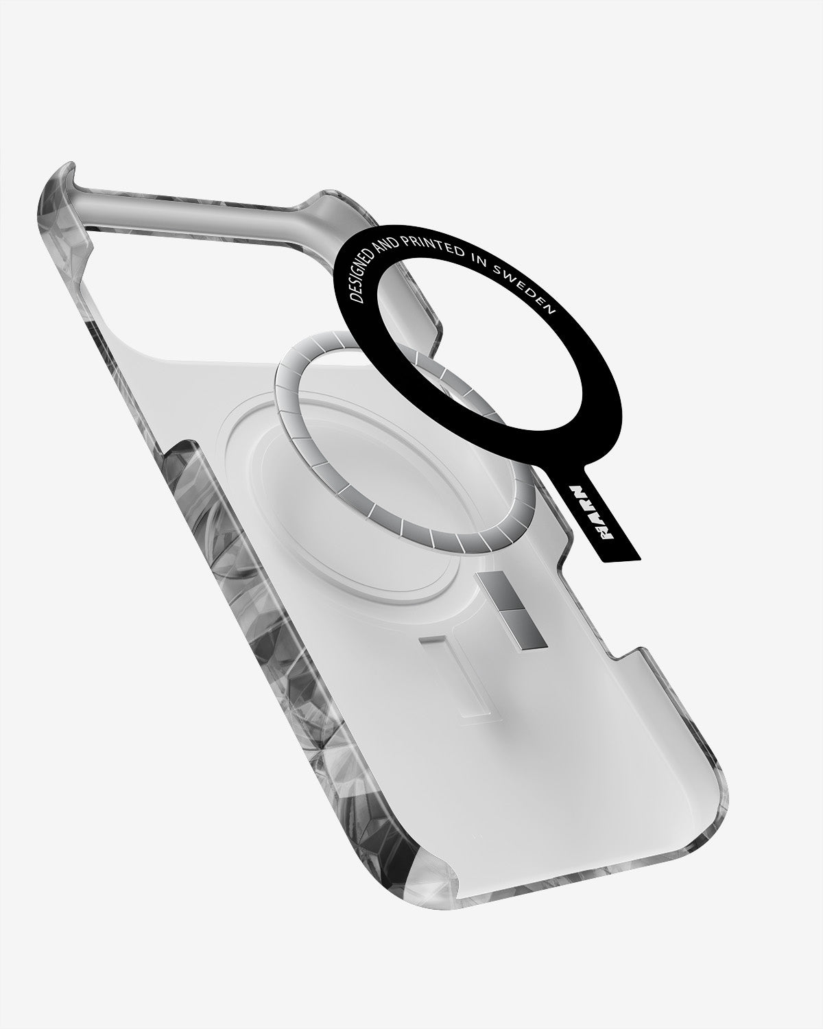 iPhone 18 Pro Slim Case - Grey Crystals - View 2