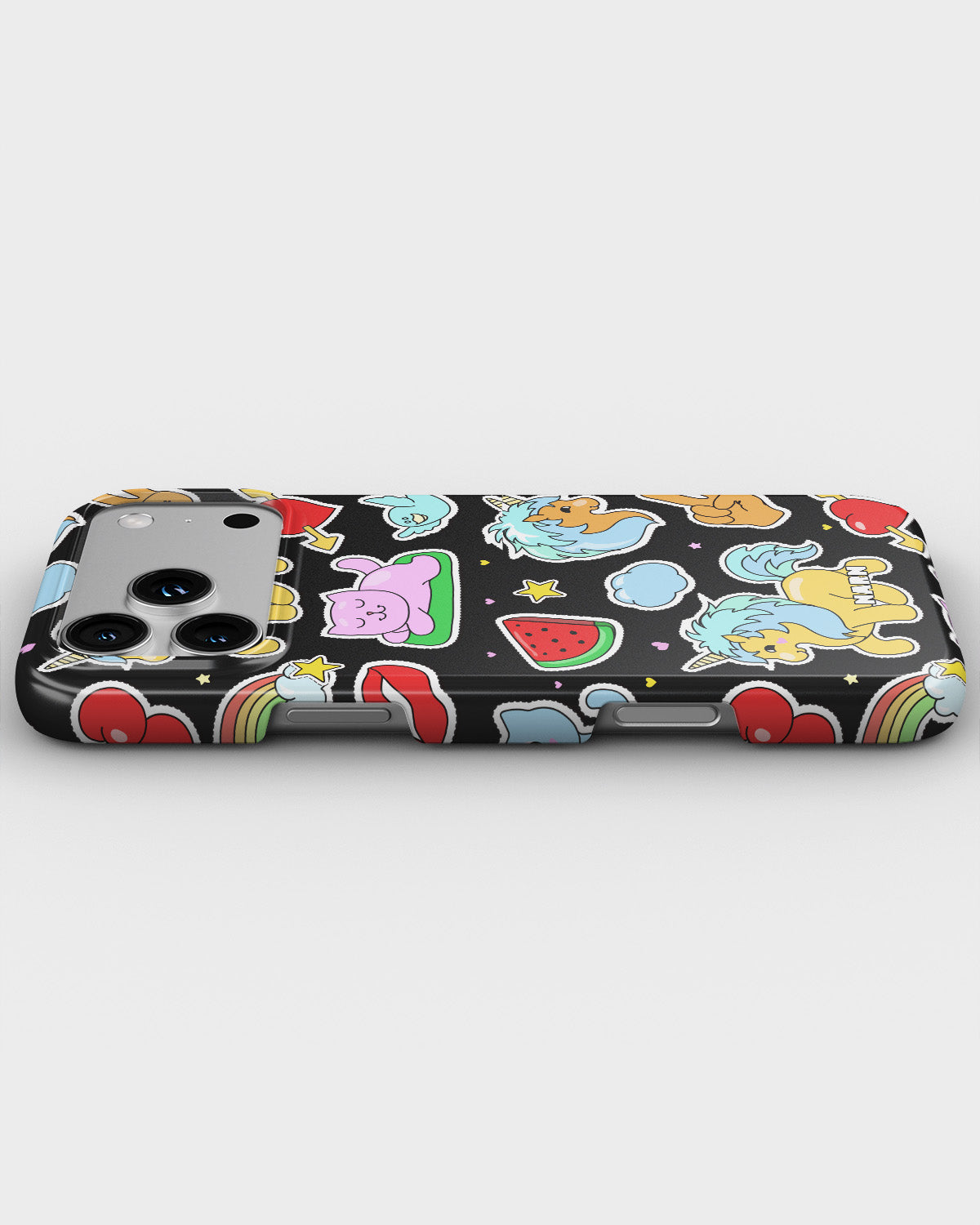 iPhone 18 Pro Slim Case - Cute Stickers - View 3