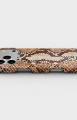 iPhone 18 Pro Slim Case - Brown Snakeskin - View 3