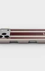 iPhone 18 Pro Slim Case - Bordeaux Stripe - View 3