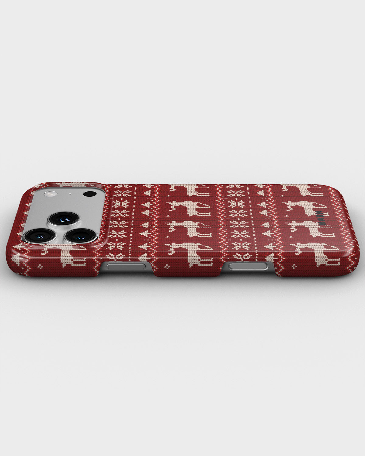iPhone 18 Pro Slim Case - Reindeer Knit - View 3