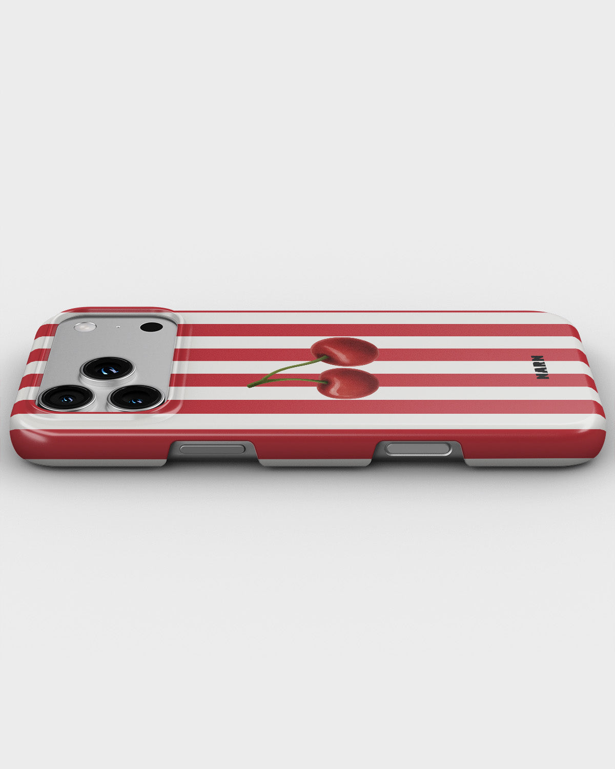 iPhone 18 Pro Slim Case - Cherry Stripes - View 3