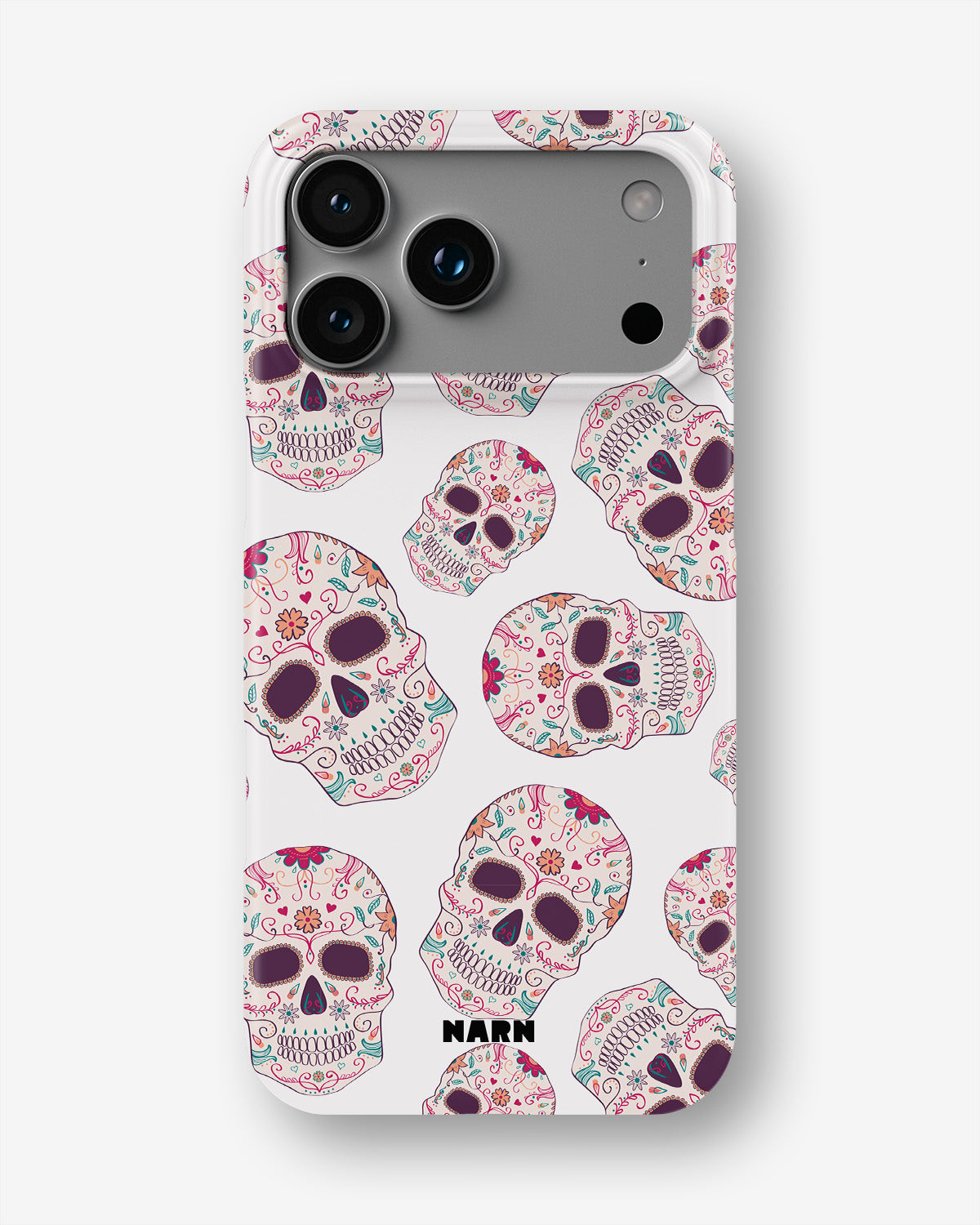 iPhone 18 Pro Max Slim Case - Calavera Skulls - View 1