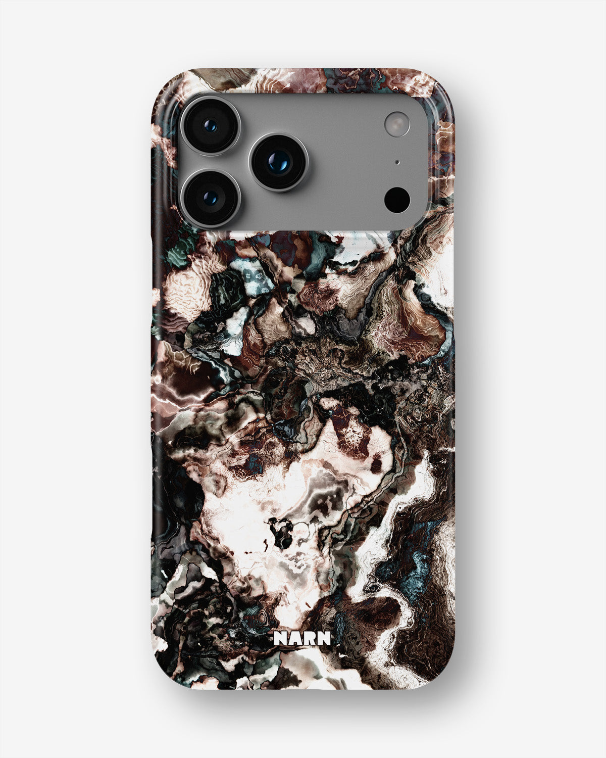 iPhone 18 Pro Max Slim Case - Marble Brown - View 1