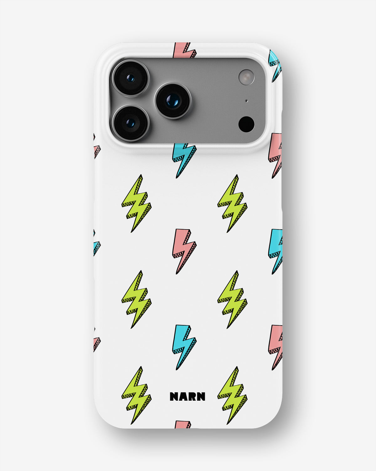 iPhone 18 Pro Max Slim Case - Lightning Bolts - View 1