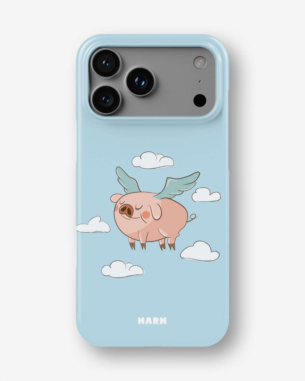 iPhone 18 Pro Max Slim Case - Dreamy Pig - View 1